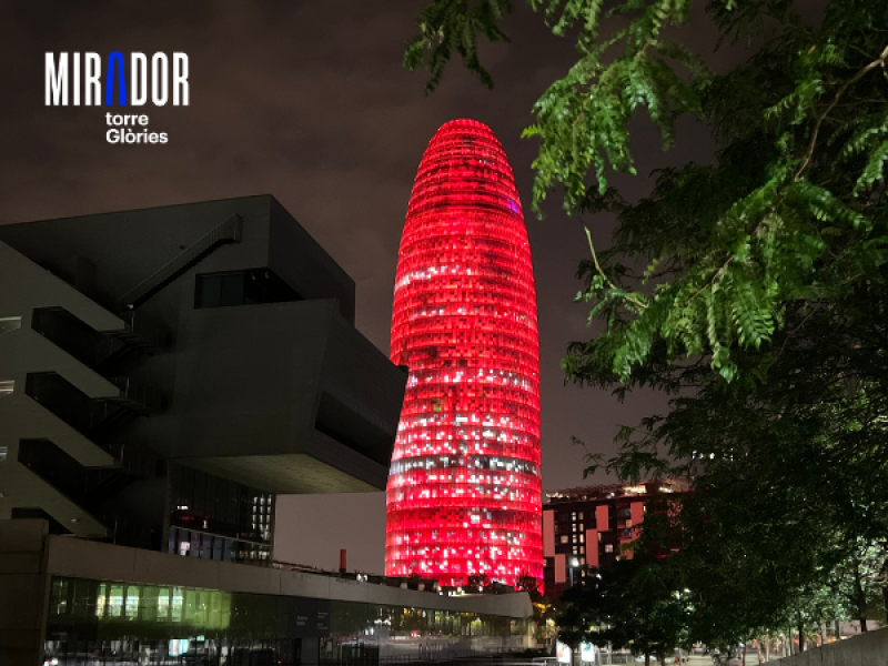 La Torre Glries se iluminar de color rojo para dar la bienvenida al Ao Nuevo Chino